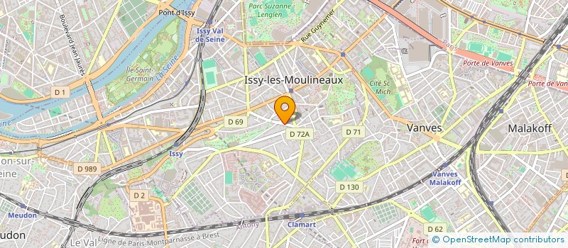 localisation de l'entreprise ARBEVHIO CAPITAL à ISSY-LES-MOULINEAUX