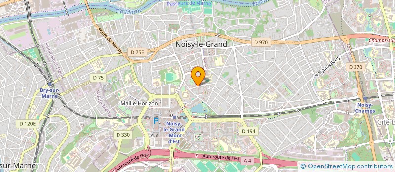 localisation de l'entreprise ARBEVINA à NOISY-LE-GRAND