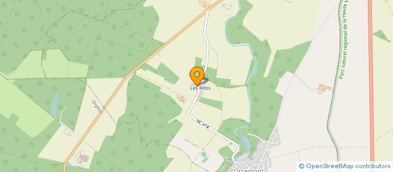 localisation de l'entreprise ARBITRAGE PATRIMONIAL  ORCEMONT