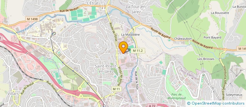 localisation de l'entreprise ARBITRES SOLIDARITE  SAINT-PRIEST-EN-JAREZ