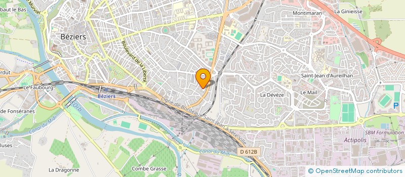 localisation de l'entreprise ARBIYINE  BEZIERS