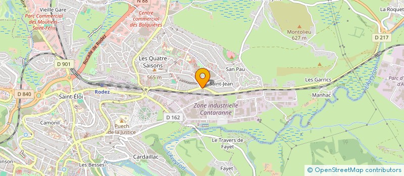 localisation de l'entreprise ARBIZON  ONET-LE-CHATEAU