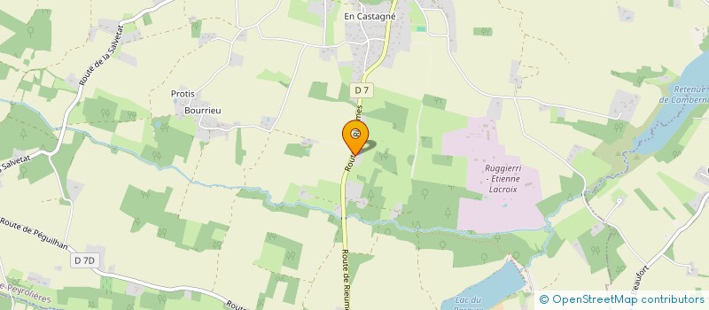 localisation de l'entreprise ARBIZON PHOTOVOLTAIQUE  SAINTE-FOY-DE-PEYROLIERES