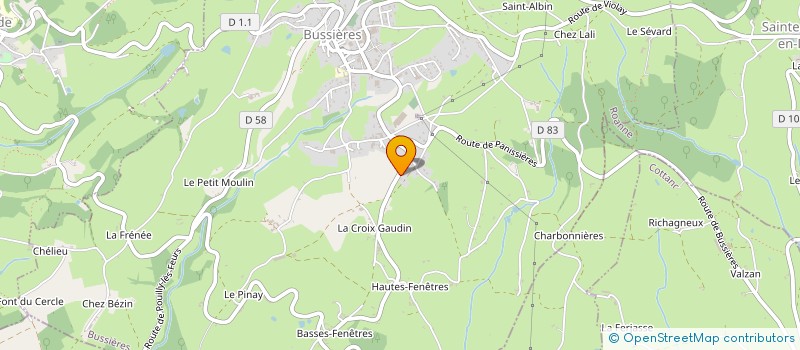 localisation de l'entreprise ARBLAST  BUSSIERES