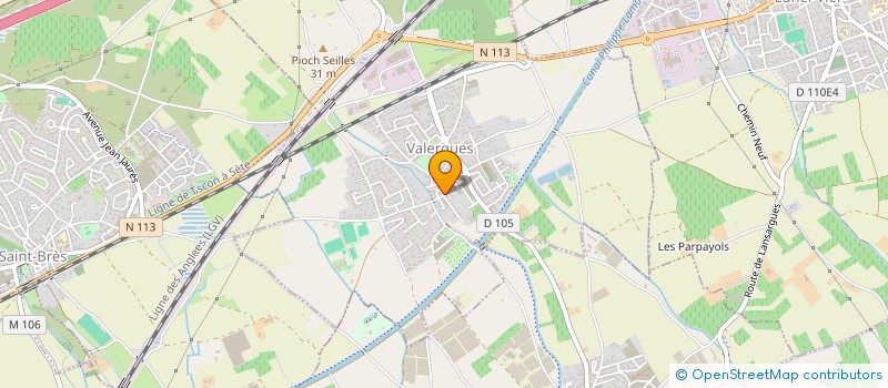 localisation de l'entreprise ARBO  VALERGUES