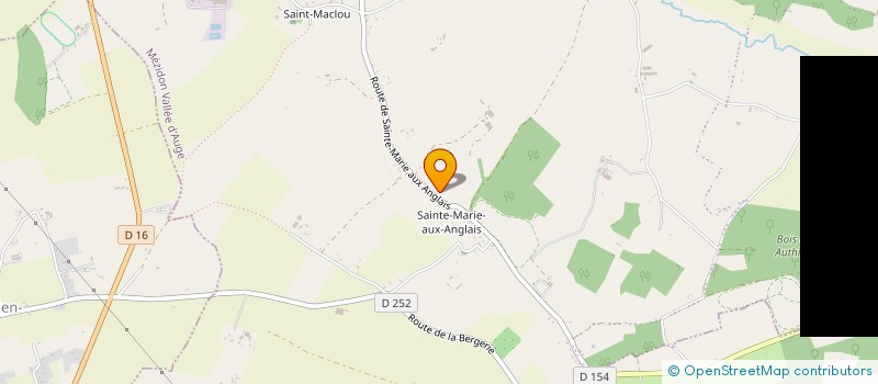 localisation de l'entreprise ARBO'BOIS  MEZIDON VALLEE D'AUGE