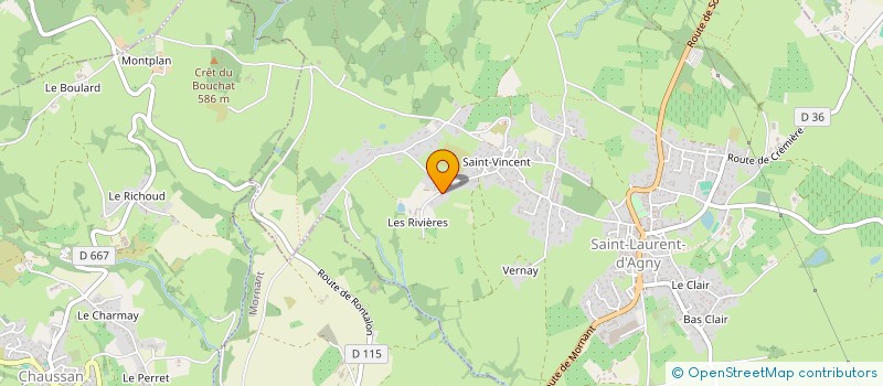 localisation de l'entreprise ARBO CREATION  SAINT-LAURENT-D'AGNY