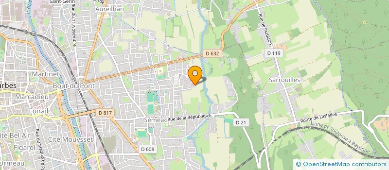 localisation de l'entreprise ARBO FORET  SEMEAC