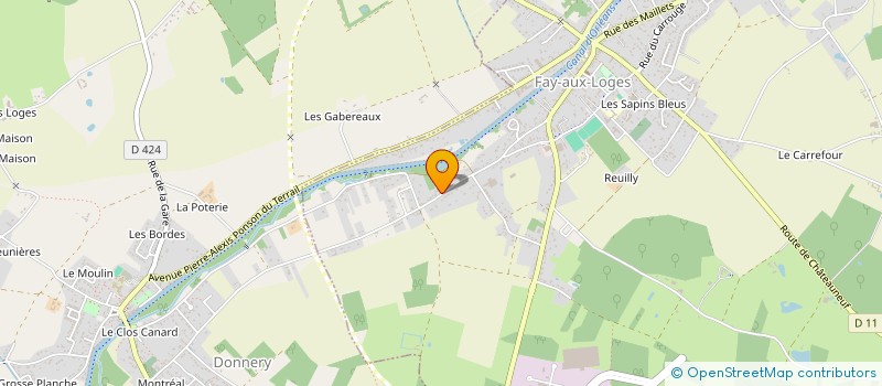 localisation de l'entreprise ARBO'FRERES à FAY-AUX-LOGES