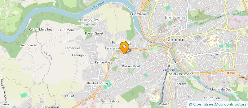 localisation de l'entreprise ARBO-LOGIS à LANNION
