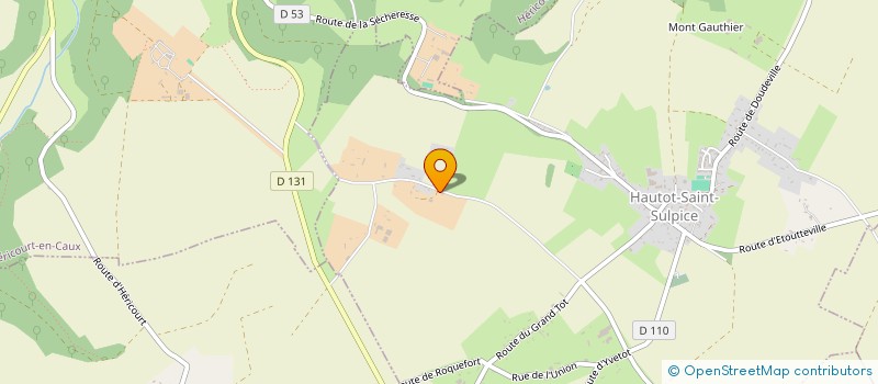 localisation de l'entreprise ARBO PAYSAGE à HAUTOT-SAINT-SULPICE