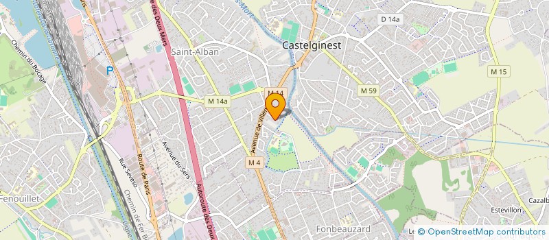 localisation de l'entreprise ARBO'PROTECT  SAINT-ALBAN