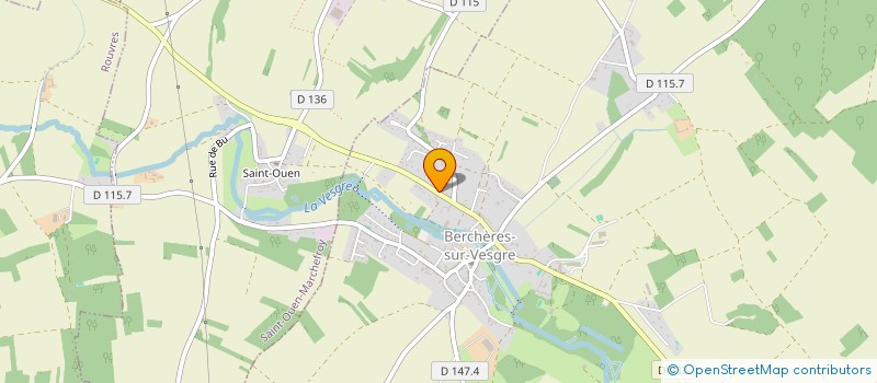 localisation de l'entreprise ARBO'SENS à BERCHERES-SUR-VESGRE