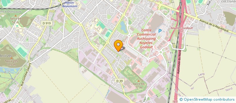 localisation de l'entreprise ARBO TILKA  HENIN-BEAUMONT