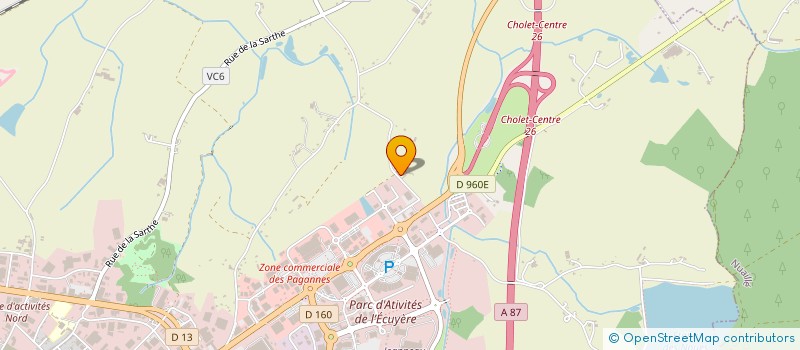 localisation de l'entreprise ARBOCAGE à CHOLET