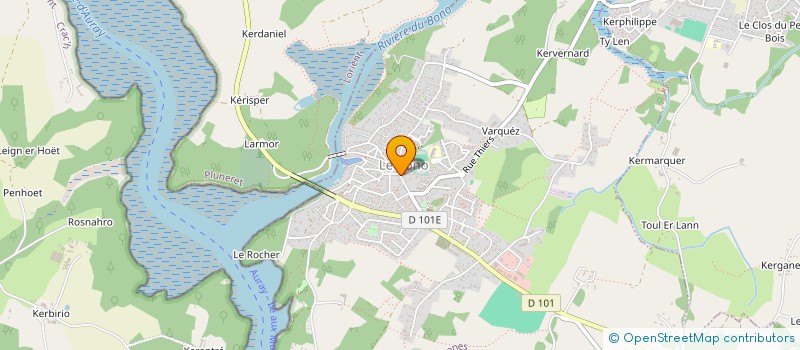 localisation de l'entreprise ARBOD SARL à LE BONO