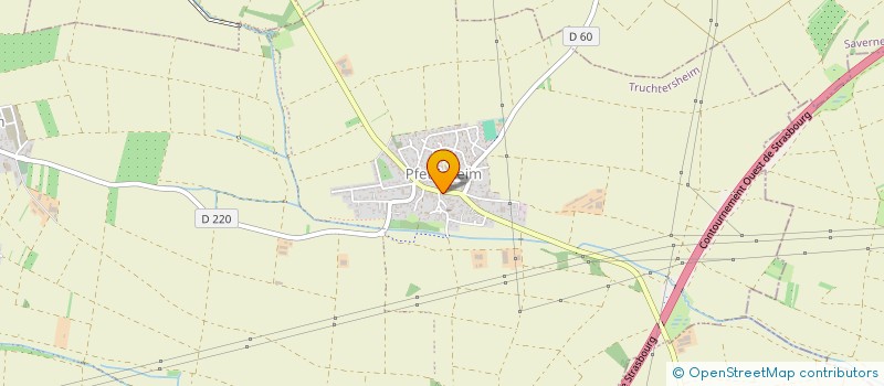 localisation de l'entreprise ARBOGAST  SOUFFLENHEIM