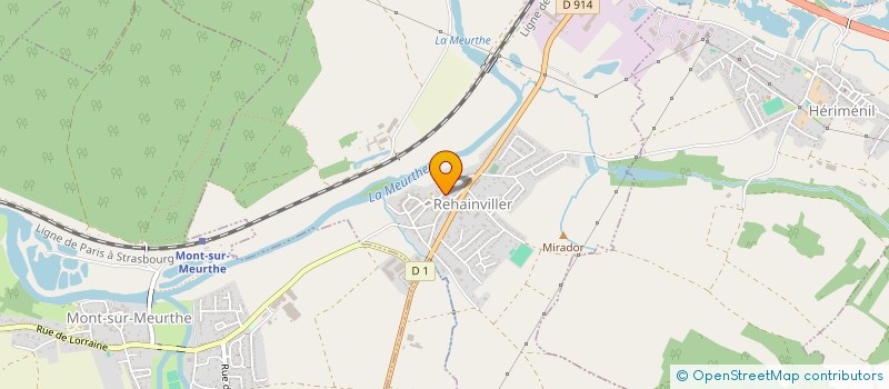 localisation de l'entreprise ARBOIS  REHAINVILLER