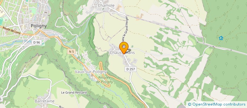 localisation de l'entreprise ARBOIS TIR SPORTIF  CHAUSSENANS