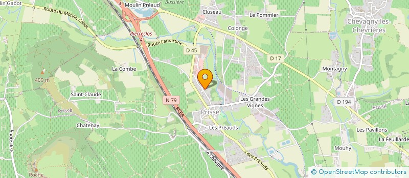 localisation de l'entreprise ARBOL à PRISSE