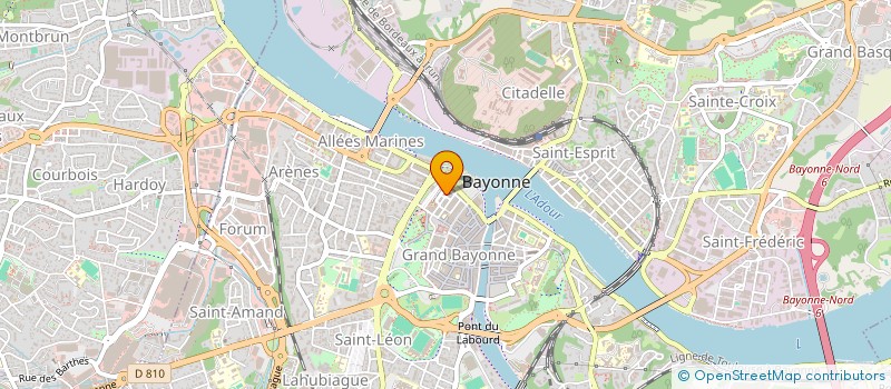localisation de l'entreprise ARBOLA à BAYONNE