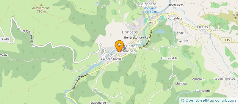 localisation de l'entreprise ARBOLA  SAINT-ETIENNE-DE-BAIGORRY