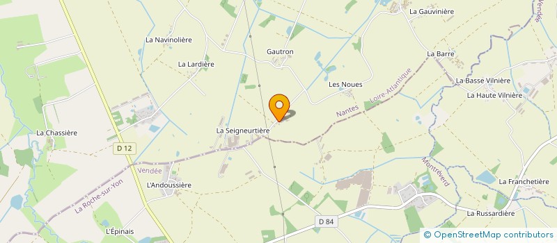 localisation de l'entreprise ARBOMAT PAYSAGE à VIEILLEVIGNE