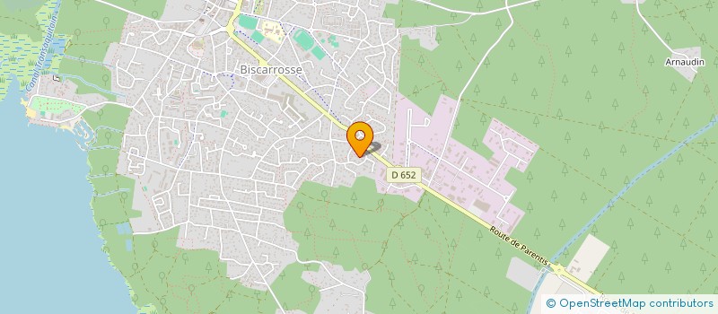 localisation de l'entreprise ARBOMETHOD  BISCARROSSE