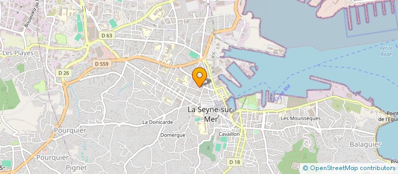 localisation de l'entreprise ARBONAUTE à LA SEYNE-SUR-MER