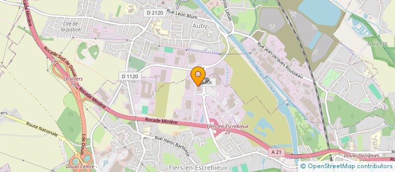 localisation de l'entreprise ARBONIE à FLERS-EN-ESCREBIEUX