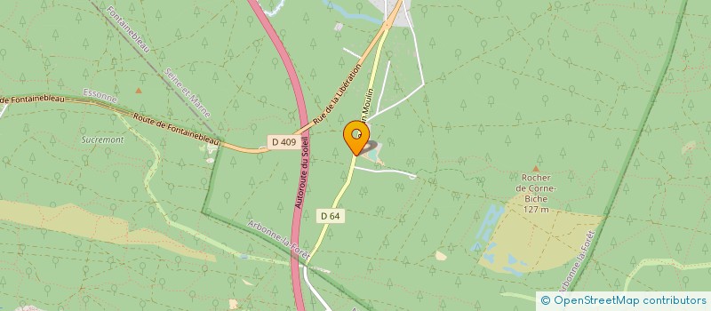 localisation de l'entreprise ARBONNE EQUITATION  ARBONNE-LA-FORET