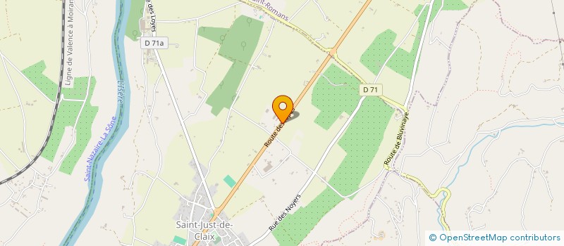 localisation de l'entreprise ARBOR à SAINT-JUST-DE-CLAIX
