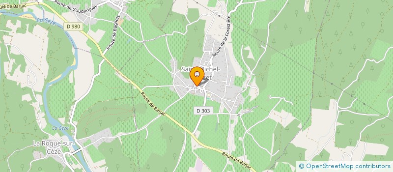 localisation de l'entreprise ARBOR  SAINT-MICHEL-D'EUZET