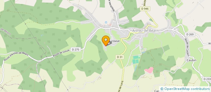 localisation de l'entreprise ARBOR AETHER  ARTHEZ-DE-BEARN