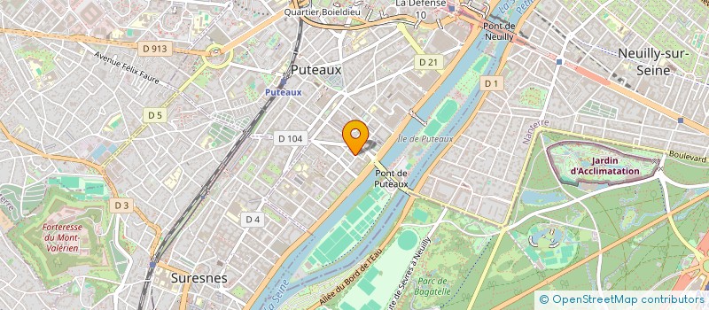 localisation de l'entreprise ARBOR FRANCE à PUTEAUX