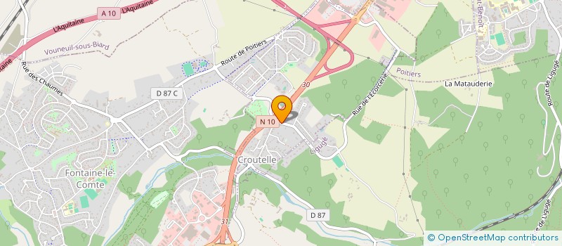 localisation de l'entreprise ARBOR & HOMMES  CROUTELLE