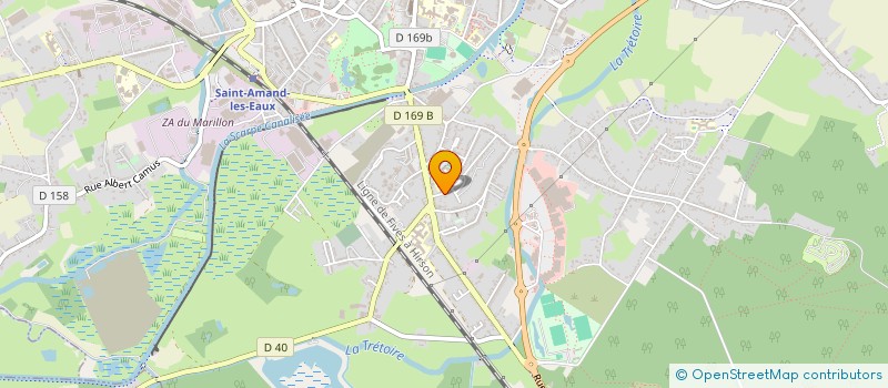 localisation de l'entreprise ARBOR'HUON  SAINT-AMAND-LES-EAUX