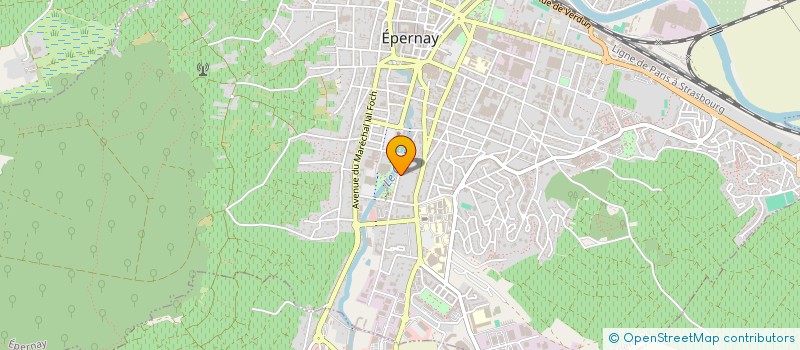 localisation de l'entreprise ARBOR & SENS  EPERNAY