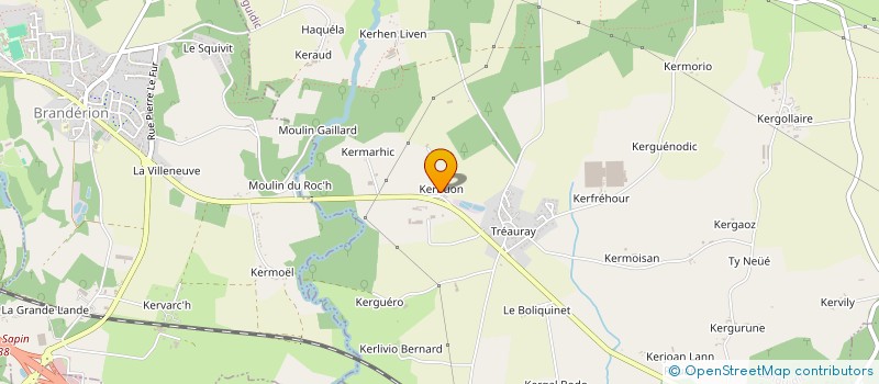 localisation de l'entreprise ARBOR & SENS  LANGUIDIC