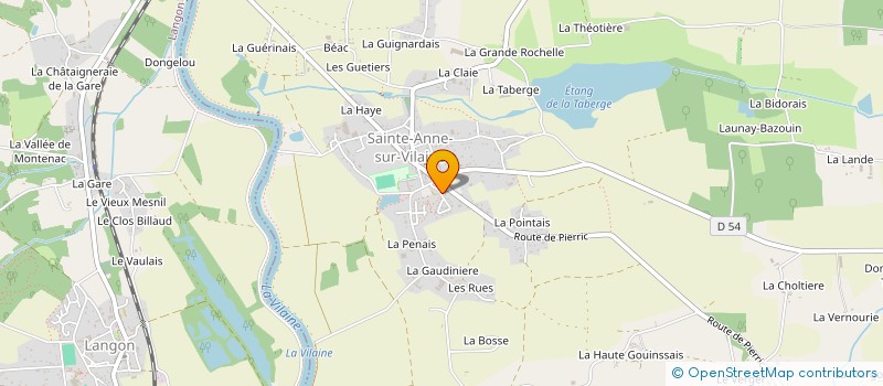 localisation de l'entreprise ARBOR & SENS  SAINTE-ANNE-SUR-VILAINE