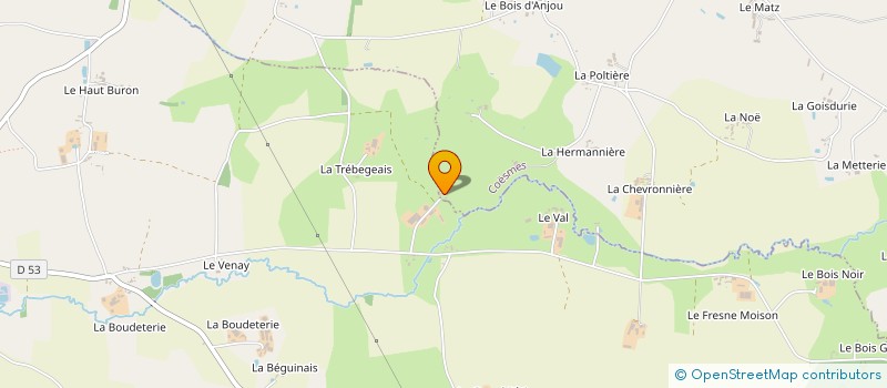 localisation de l'entreprise ARBOR & STHIL  SAINTE-COLOMBE