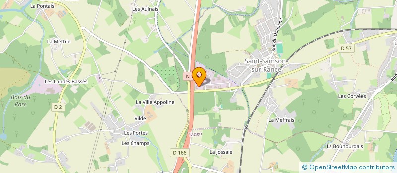 localisation de l'entreprise ARBORA SERVICES JARDIN à SAINT-SAMSON-SUR-RANCE
