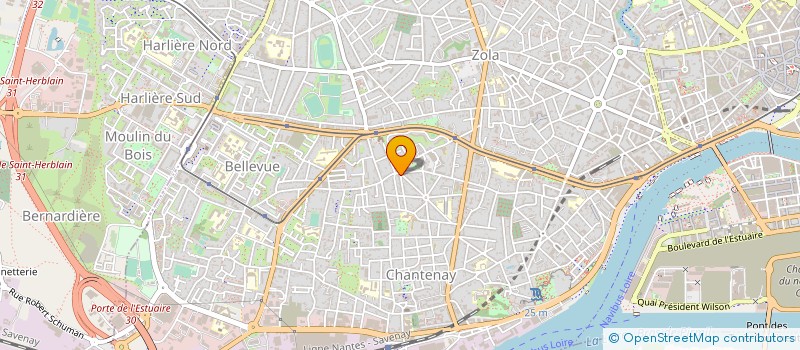 localisation de l'entreprise ARBORAY à NANTES