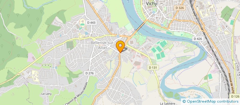 localisation de l'entreprise ARBOREA à BELLERIVE-SUR-ALLIER