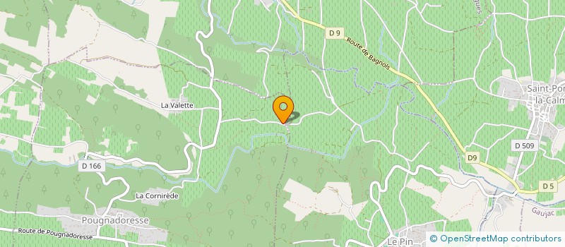 localisation de l'entreprise ARBOREA  POUGNADORESSE