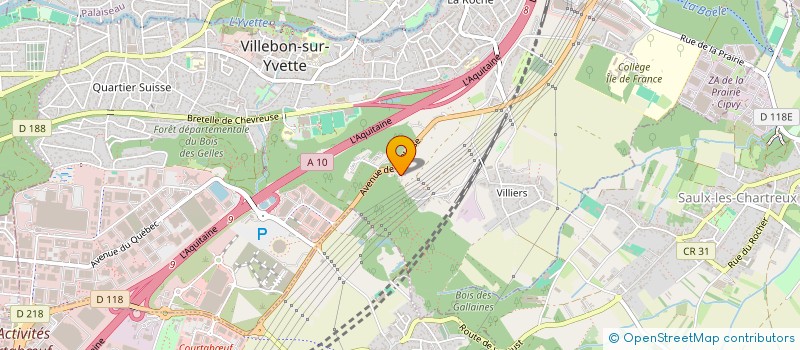 localisation de l'entreprise ARBOREA  VILLEBON-SUR-YVETTE