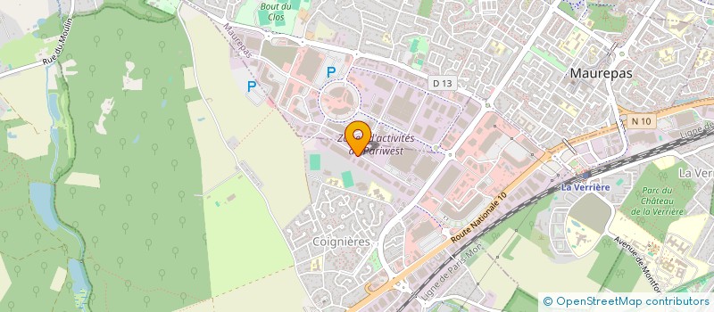 localisation de l'entreprise ARBOREA VMG  COIGNIERES