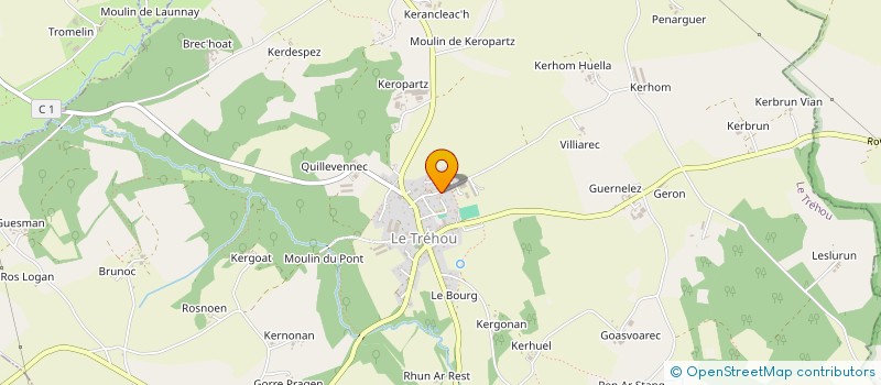localisation de l'entreprise ARBORECO MENUISERIE  LE TREHOU