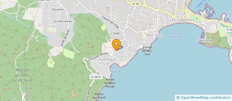 localisation de l'entreprise ARBOREDOS à LA SEYNE-SUR-MER