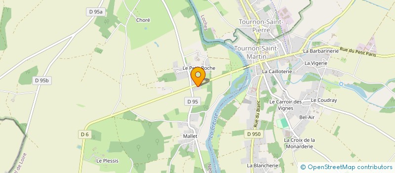 localisation de l'entreprise ARBORELAG à NEONS-SUR-CREUSE